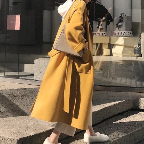 Double-faced Cashmere Coat Image 4