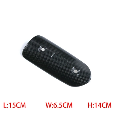 Suitable for motorcycle accessories modified carbon fiber exhaust pipe heat insulation cover anti-scald cover high temperature heat resistant plate wholesale (Motorcycle Safety Supplies) - ftg-a-paragraph