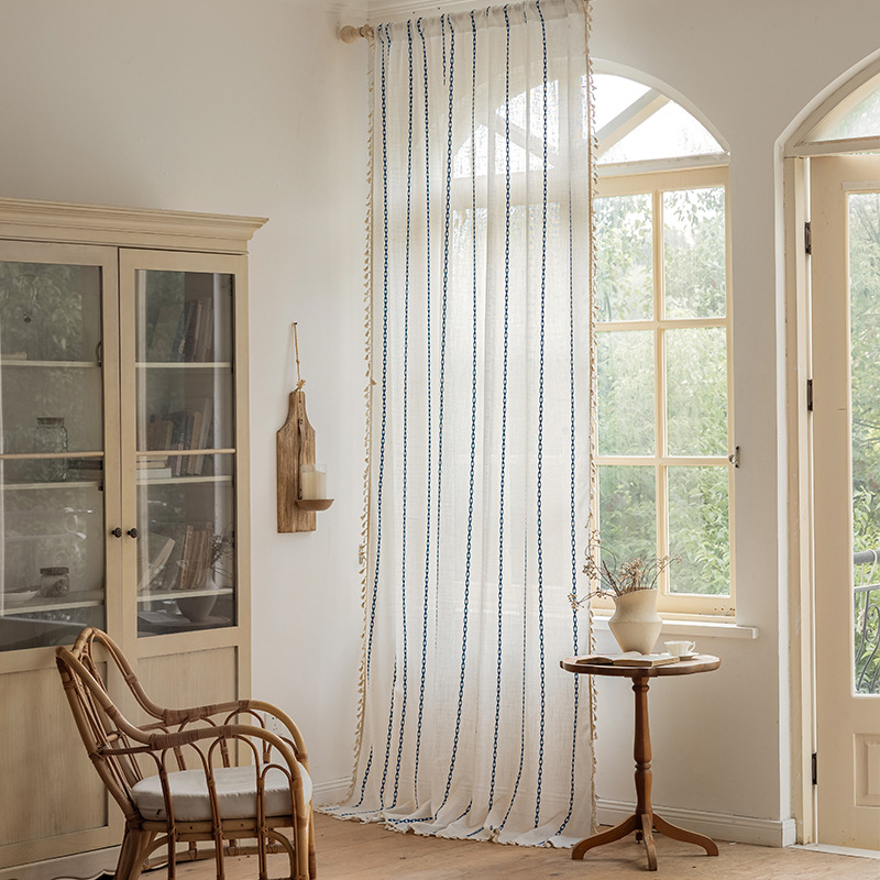 파란색과 흰색 막대 유형