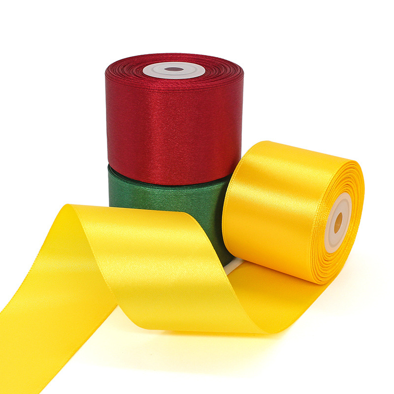 Fabricantes al por mayor accesorios de ropa de 5cm cinta cinta de poliéster decoración de boda cinta caja de regalo cinta de embalaje cinta