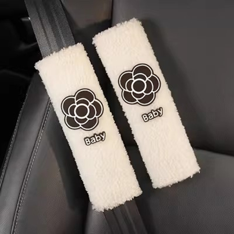 Funda Protectora de Felpa para Cinturón de Seguridad Felpa Decorativo