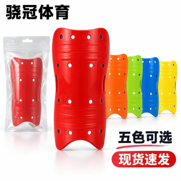 Cross-border soccer shin guards for adults and children, offering sports protection, wear resistance, impact resistance, lightweight design, and shock absorption. Available in stock