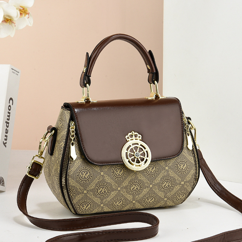 Regalo de hombro nuevo bolso de mujer de gran capacidad 2025 fábrica de comercio exterior de moda bolso de hombro universal