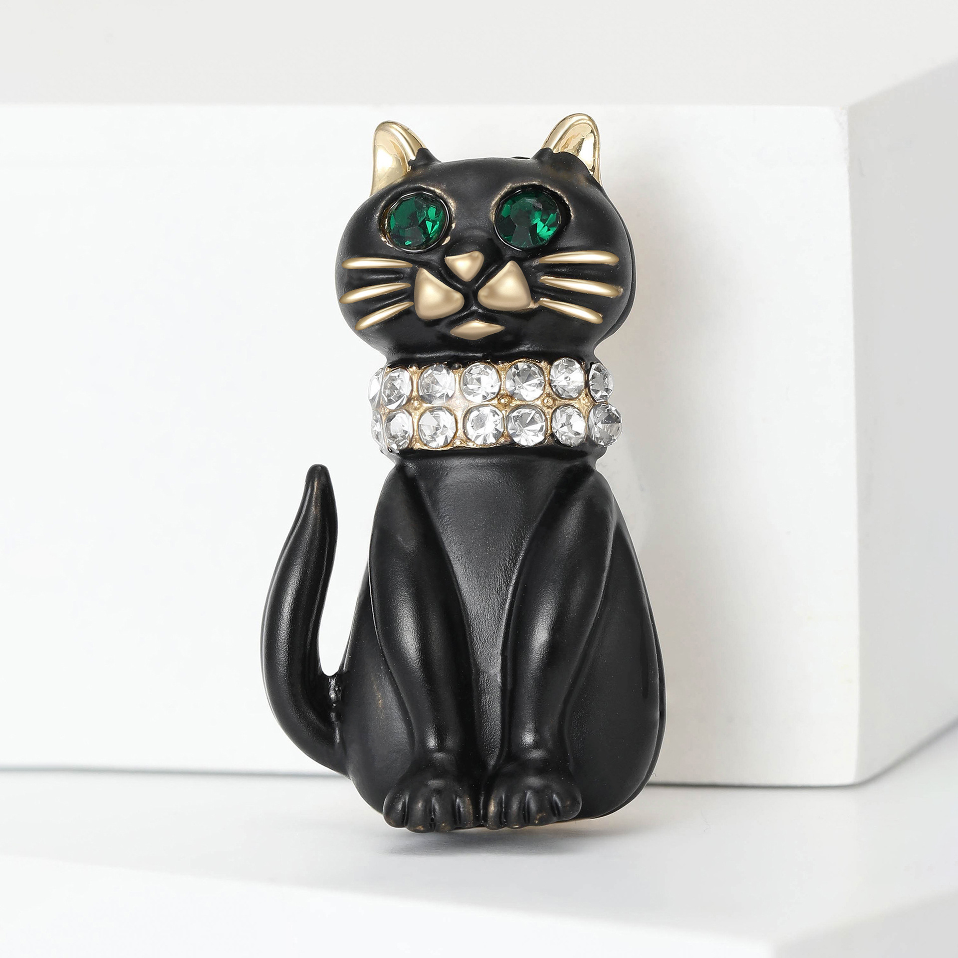 Cartoon, Cat Pattern Cute Simple Style Pin Cartoon Cat Alloy Women's Brooches