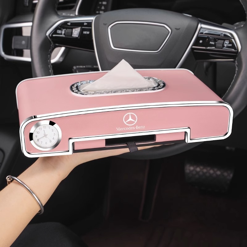 L5Uベンツ車載ティッシュケースe級e300A級C級glc260/GLE/ティッシュ自動車用品内装|undefined