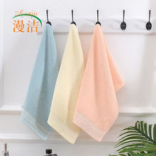 纯棉毛巾批发32股水波纹吸水洁面巾洗脸家用公司礼品毛巾刺绣logo
