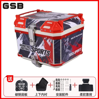 Motorcycle trunk – Thickened Waterproof - quick-release-model-50l-black-sports