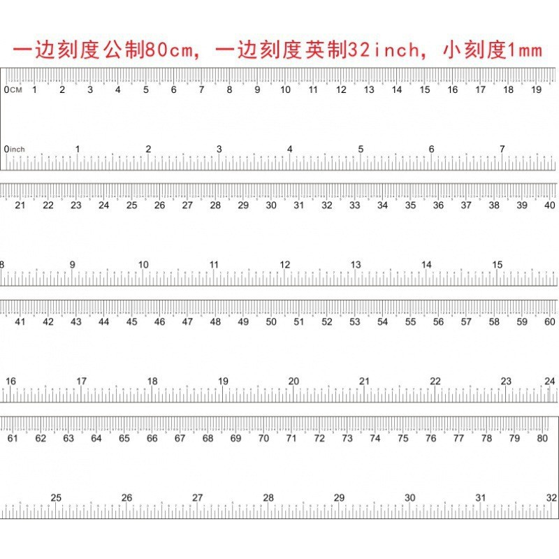 菲林尺软尺透明尺两边刻度小刻度为0.1mm0.5mm高精度菲林尺-阿里巴巴