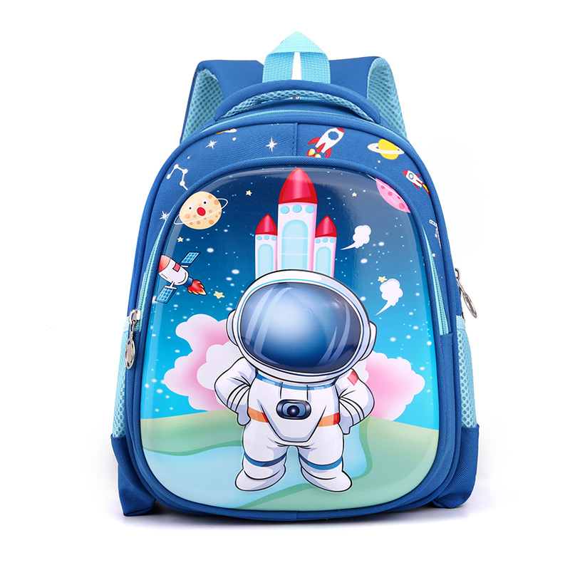 Mochila de dibujos animados lindo Spider-Man nueva moda 6 Kindergarten schoolbag Boy 3-4-5 años de edad los niños pequeños dinosaurio de clase media