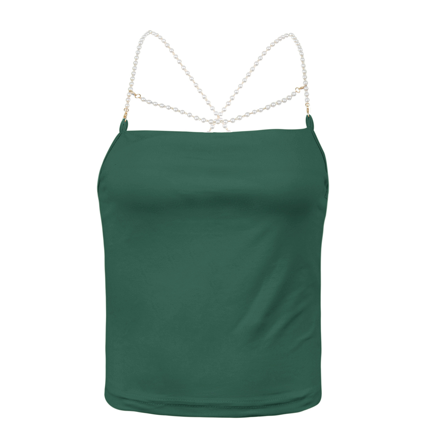 Women's Vest Tank Tops Backless Sexy Solid Color display picture 5