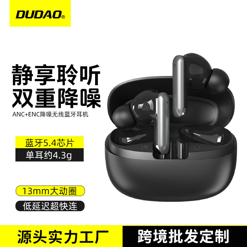 Unique U21 New 2026 Bluetooth Earphones In-Ear Heavy Bass Anc+Enc Noise Reduction Dual-Mic Wireless Headphones