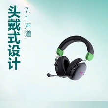 头戴耳机三模插拔麦人体工学RGB发光耳罩式音质电竞游戏耳机