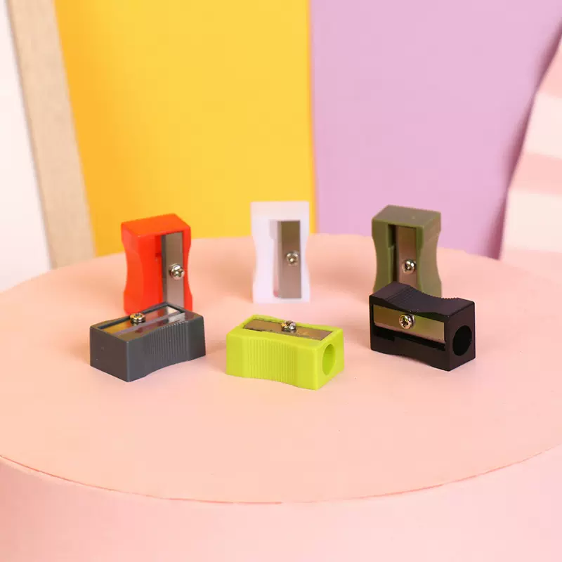 长方形简易卷笔刀学习用品铅笔削笔刀小学生儿童文具转笔刀批发