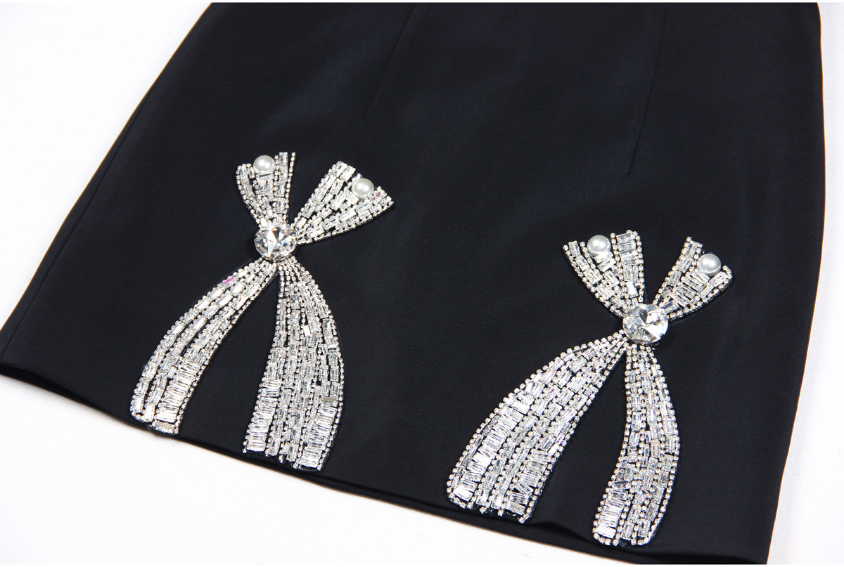 Dames mantelpak met rok elegante lange mouwen herfstset_voghion.com