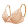 Thin underwear, cup, lace comfortable bra, suitable for import, European style, plus size