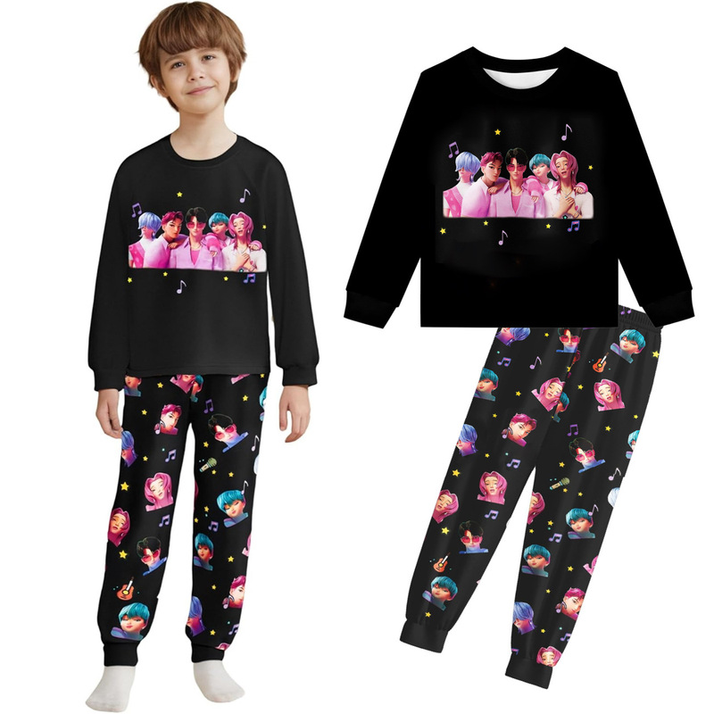 Kpop猎魔女团猎魔女团儿童 长袖睡衣套装 家居服|undefined