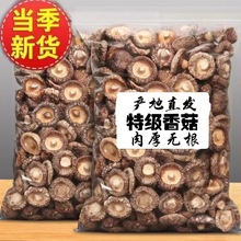 香菇干货500g西峡农家煲汤肉厚无根干蘑菇菇冬菇香茹 