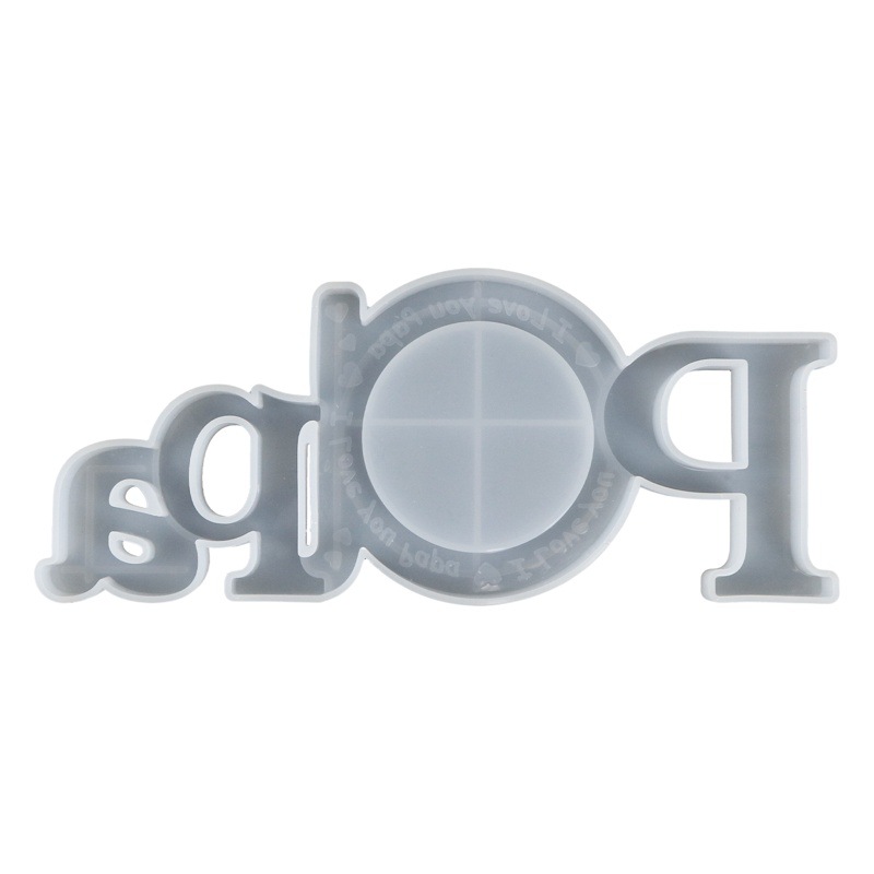 Elian DIY epoxi molde miembro de la familia tridimensional marco de fotos molde de silicona transfronteriza exclusiva
