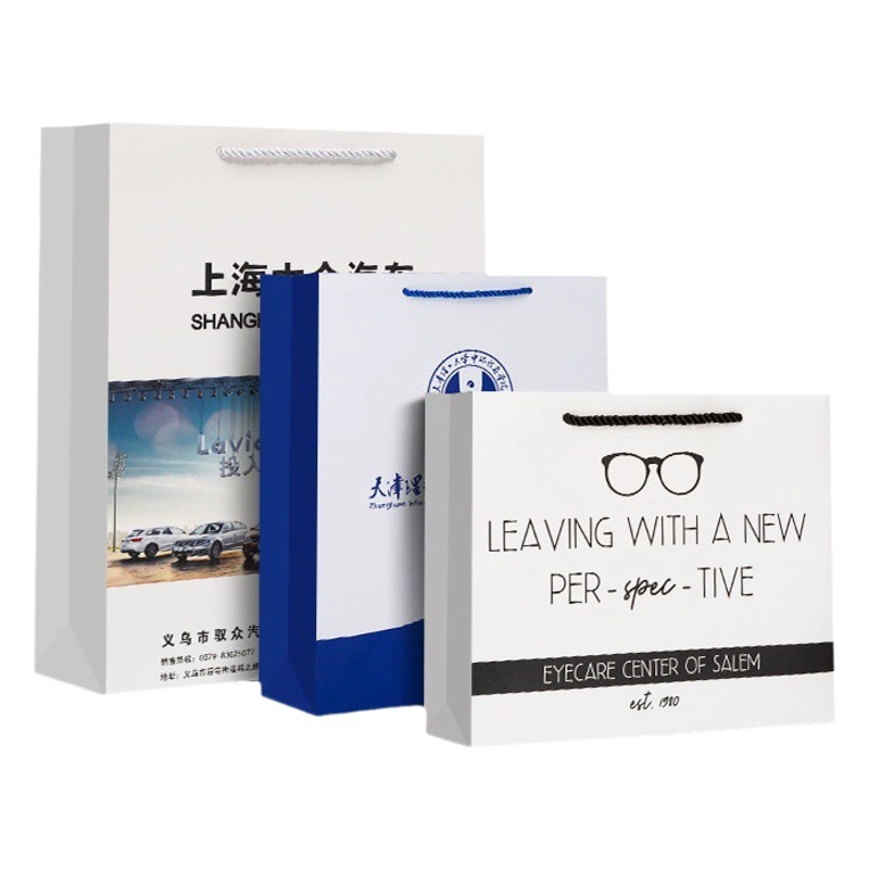 Индивидуальные бумажные пакеты для магазинов одежды, элитные упаковочные пакеты для покупок, подарочные пакеты на Рождество, пакеты для винных бокалов, сумки, на заказ