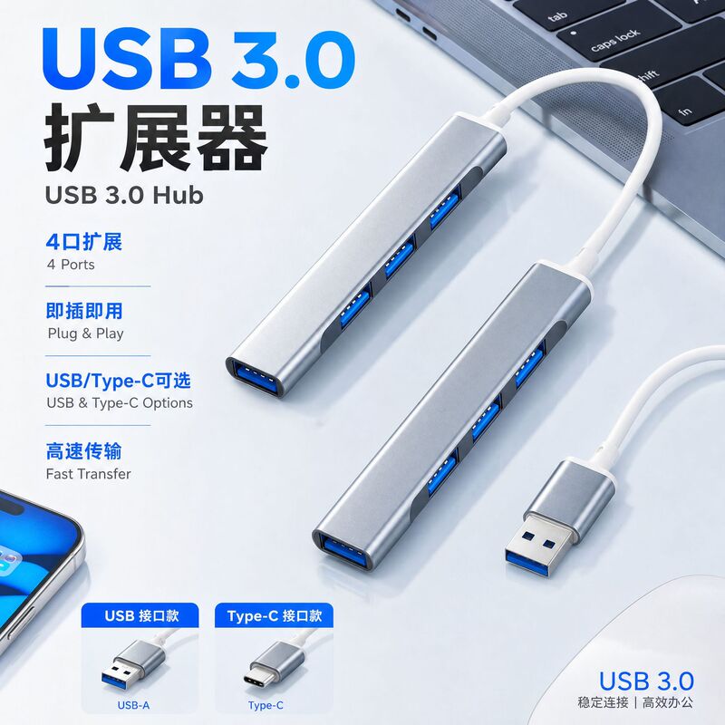 Type-C High-Speed Docking Station Splitter Hub Hub Docking Station iPad Pro Usb3.0 Suitable for Apple Type-C High-Speed Docking Station Splitter Hub Hub Docking Station iPad Pro Usb3.0 Suitable for Apple