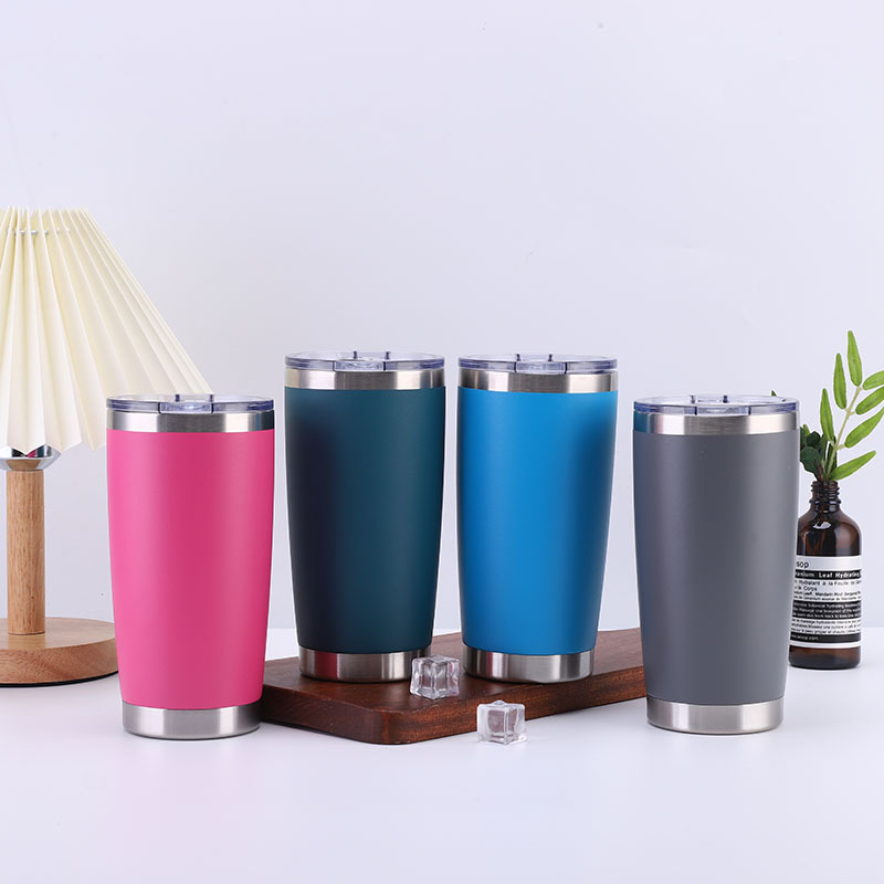 Amazon Acero inoxidable coche taza vacío helado taza fría y preservación del calor portátil taza fábrica al por mayor