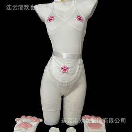 性感情趣内衣女可爱喵咪套装纯欲情趣诱惑纯欲连体衣套装0708