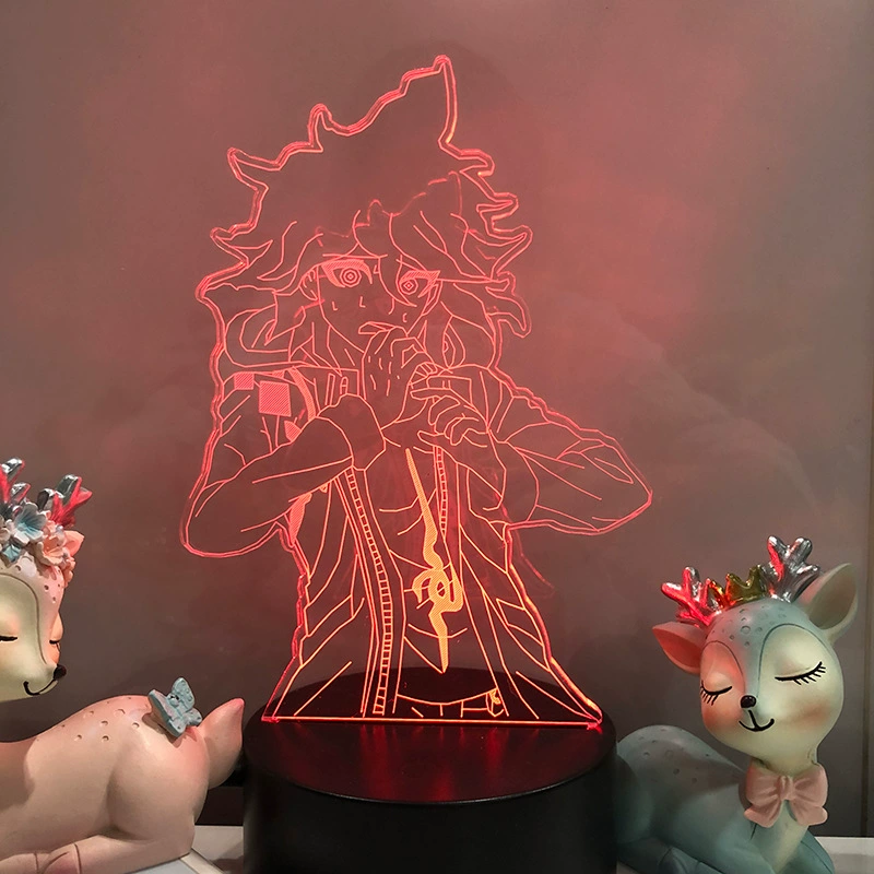 [Игрушечная ночная лампа Danganronpa V3 Нагито Комаеда 3D ночник для спальни]