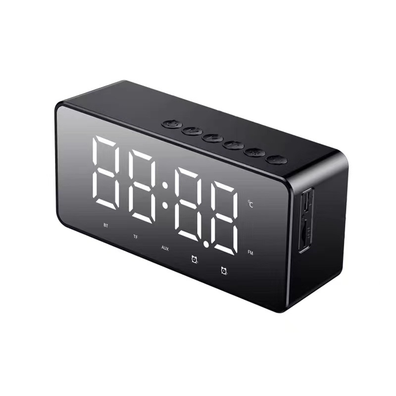 Aigo audio Bluetooth inalámbrico pequeño reloj despertador de cabecera altavoz inteligente hogar al aire libre regalo la fábrica por mayor