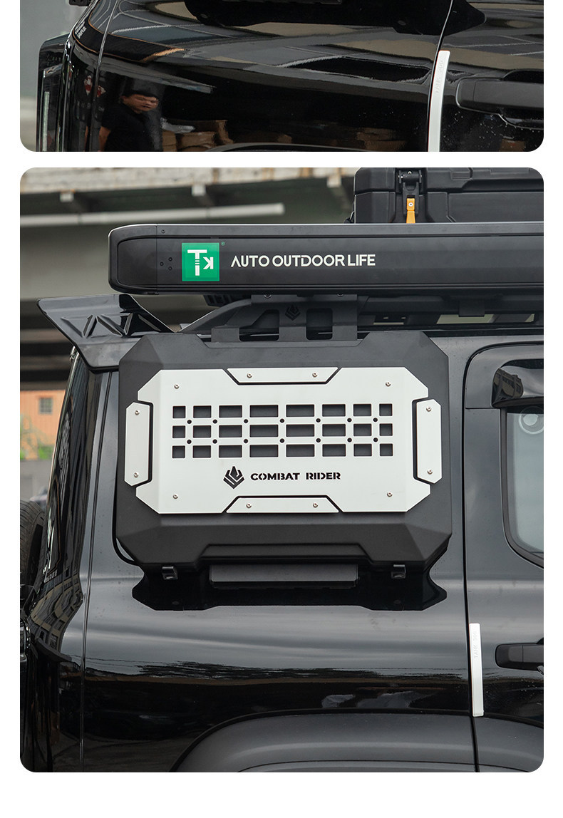 Explorer Mecha Backpack Outdoor Camping Car Roof Expansion Explorer Car Roof Rack Awning Side Tent