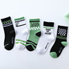 秋冬季新款字母儿童潮袜 潮范儿童中筒袜 个性男童宝宝袜厂家批发
