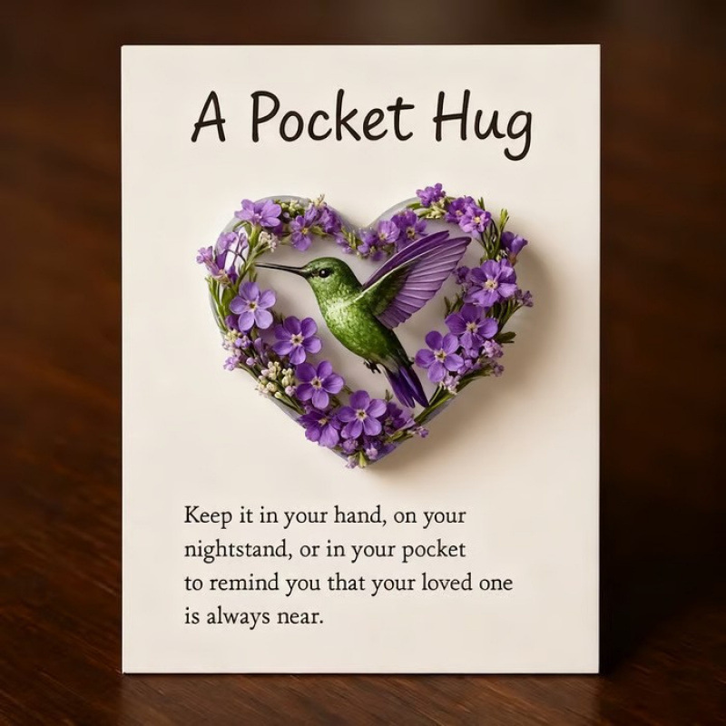 Colgante transfronterizo nuevo colibríes amor animal acrílico regalos de regalo del día de la enfermera regalos de regalo del día de San Valentín regalos 2D