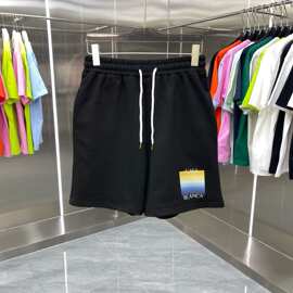 跨境美式潮牌卡萨Casablanca重磅350G 跨境时尚潮流休闲男士短裤