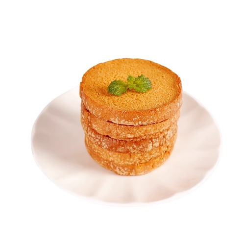 Bulk Wholesale Large Butter Crispy Toast Coconut Milk Flavor Baked Bread Snack Breakfast pastry Leisure Popular Snack