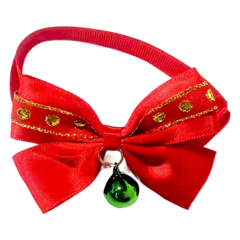 A variety of optional pet Christmas bow tie cat accessories cross-border e-commerce pet supplies cat and dog accessories pet accessories