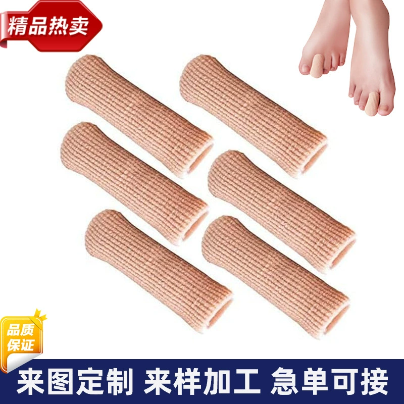 Нейлоновые накладки на пальцы ног, разделители пальцев, для использования днем и ночью, можно обрезать, бандаж для защиты от натирания, противозапекающие прокладки от мозолей.