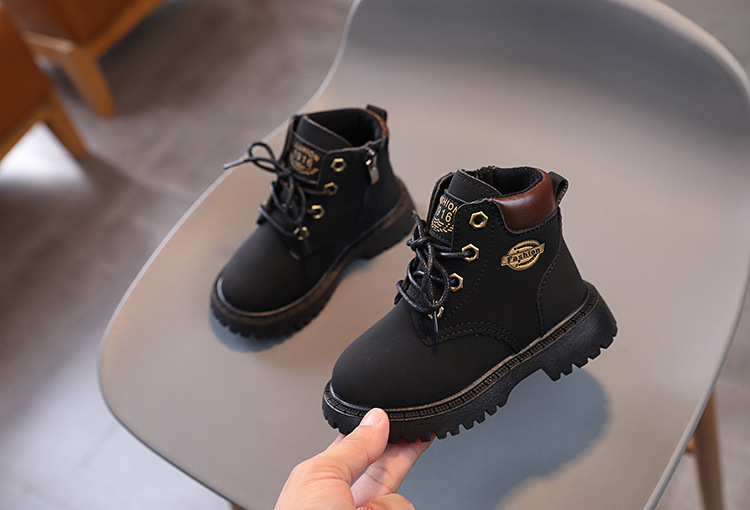 Boys' Martin 2023 Korean Edition Autumn New Walk Short Boots Small, Medium, and Large Children's Soft_voghion.com