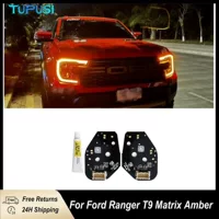 Подходит для Ford Ranger Matrix T9 2023-желтый дневной ходовой свет, меняющий цвет, чип источника света DRL