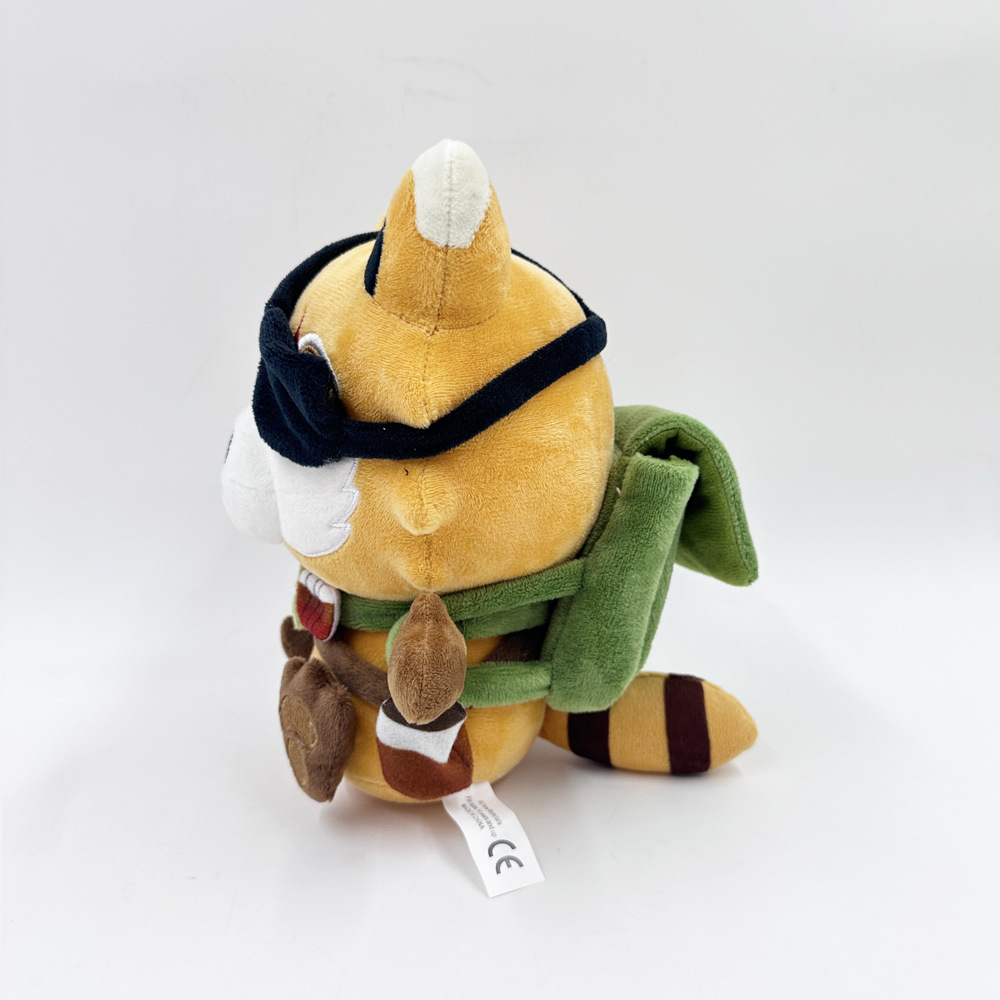 Grenziwwerschreidend neit Produkt Steadfast Spiffo Plush Een-Aen Waschbär Plüschspillpopp_voghion.com