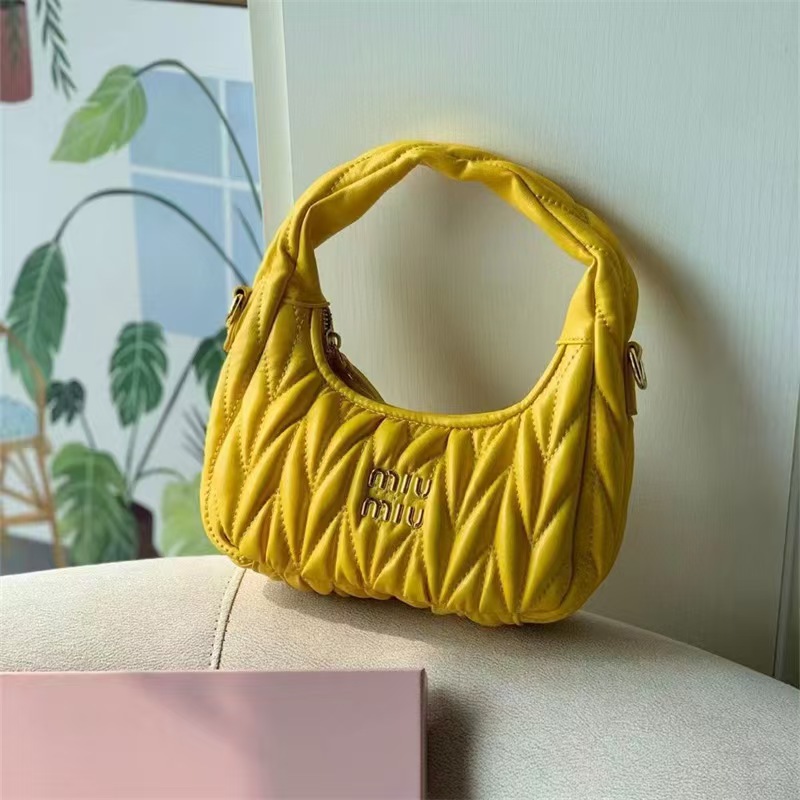 Miun bolso de bolsillo de bolsillo de moda de moda de media luna de hombro