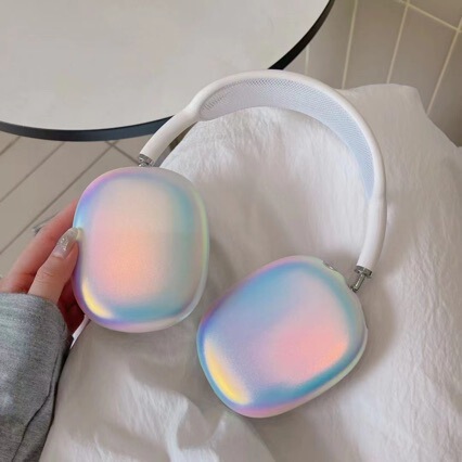 Hanfeng Colorful Frosted airpods Max Protective Cover for Apple Ear Cap Earmuffs Earphone Case Hanfeng Colorful Frosted airpods Max Protective Cover for Apple Ear Cap Earmuffs Earphone Case