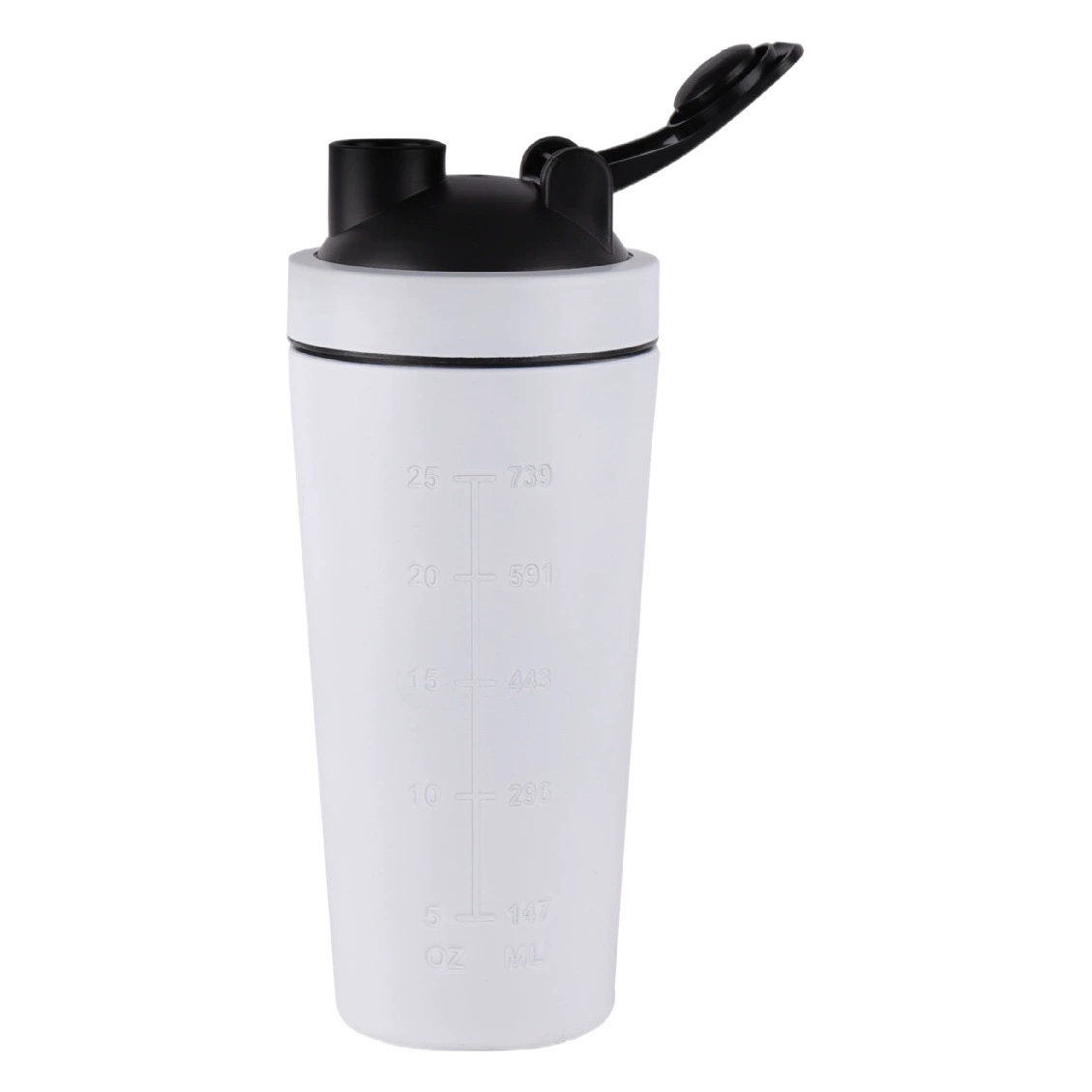 304 Однослойная чашка для встряхивания из нержавеющей стали Фитнес Спортивная чашка для воды чашка для молочного коктейля портативная Автомобильная чашка для воды чашка с протеиновым порошком