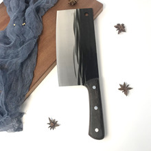 工厂直销锻打斩切两用刀鸡翅木手柄锋利斩骨刀家庭专用切片刀菜刀