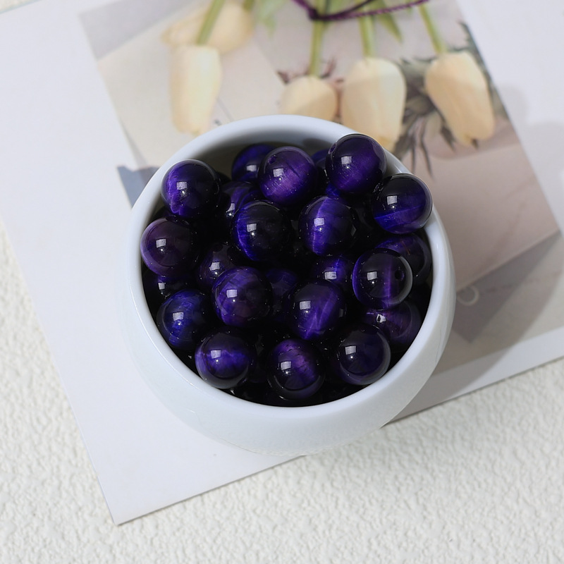 Fine purple tiger eye stone