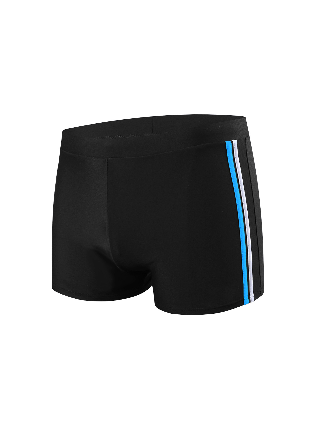Sneldrogende zwembroek voor heren, plus size, eenvoudig, stijlvol, sportief en voorkomt gênante momenten._voghion.com