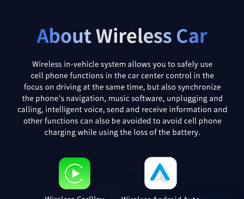 Source Factory 2-in-1 Wireless Carplay Box Android Auto Box Original Car Wired to Wireless Adapter