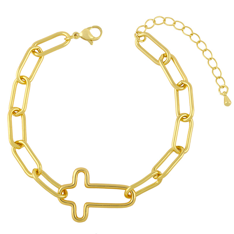 diamond letter five-pointed star bracelet