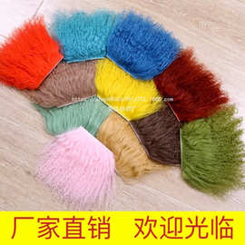 正常毛-高品质兵人怪高可儿bjd美结猪假发真毛滩羊毛发排ob11批发