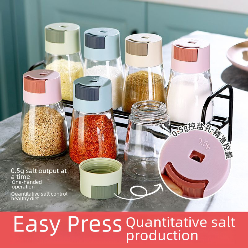 Quantitative salt bottle glass seasoning tank seal moisture -proof…