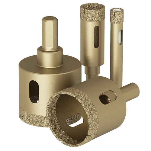 Brazing dry tile drill bit marble diamond hole drill ceramic glass dry drilling hole opener manufacturer wholesale