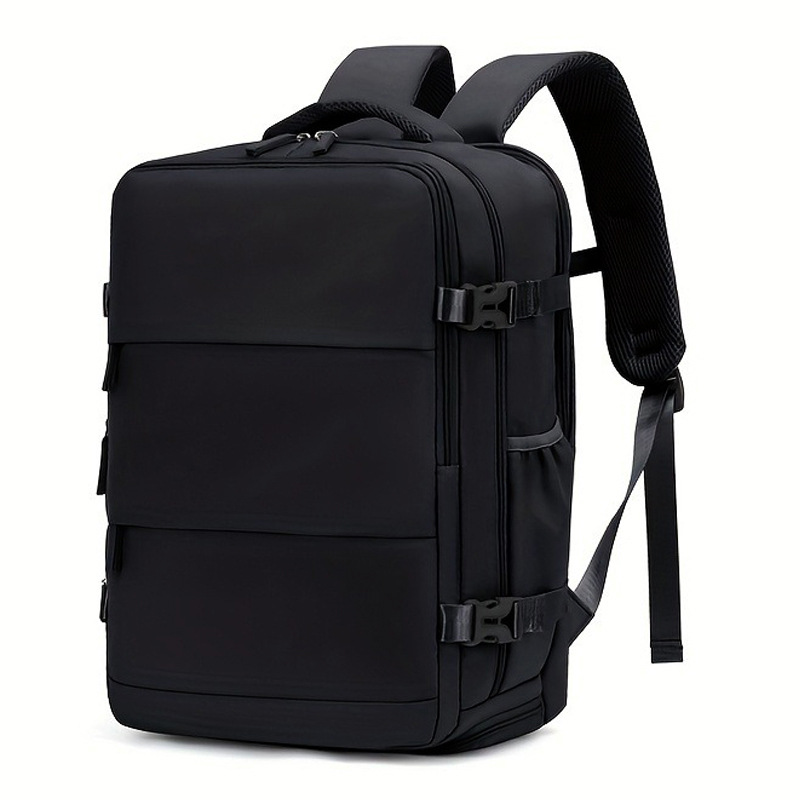 Mochila para Computadora de Viaje de Negocios 180° de Tela Oxford Gran Capacidad para Uso Diario